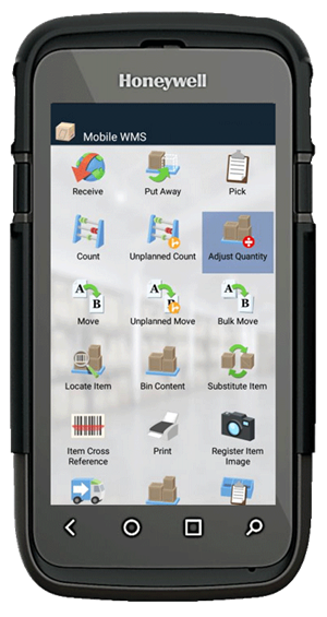 1.adjust quantity in mobile wms 1 bc nav