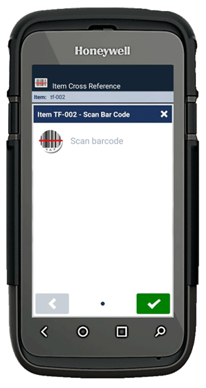 3.item cross reference in mobile wms 3 bc nav