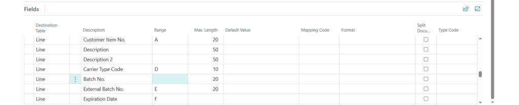 3PL Dynamics Map Field