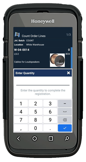 4.count in mobile wms 4 bc nav