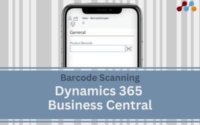Barcode scanning in Dynamics 365 Business Central