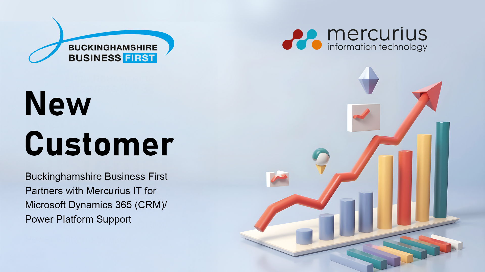 Buckinghamshire Business First Partners with Mercurius IT for Microsoft Dynamics 365 (CRM)/Power Platform Support