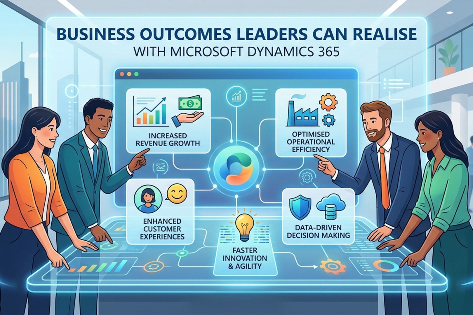 Business Outcomes Leaders Can Realise with Microsoft Dynamics 365 
