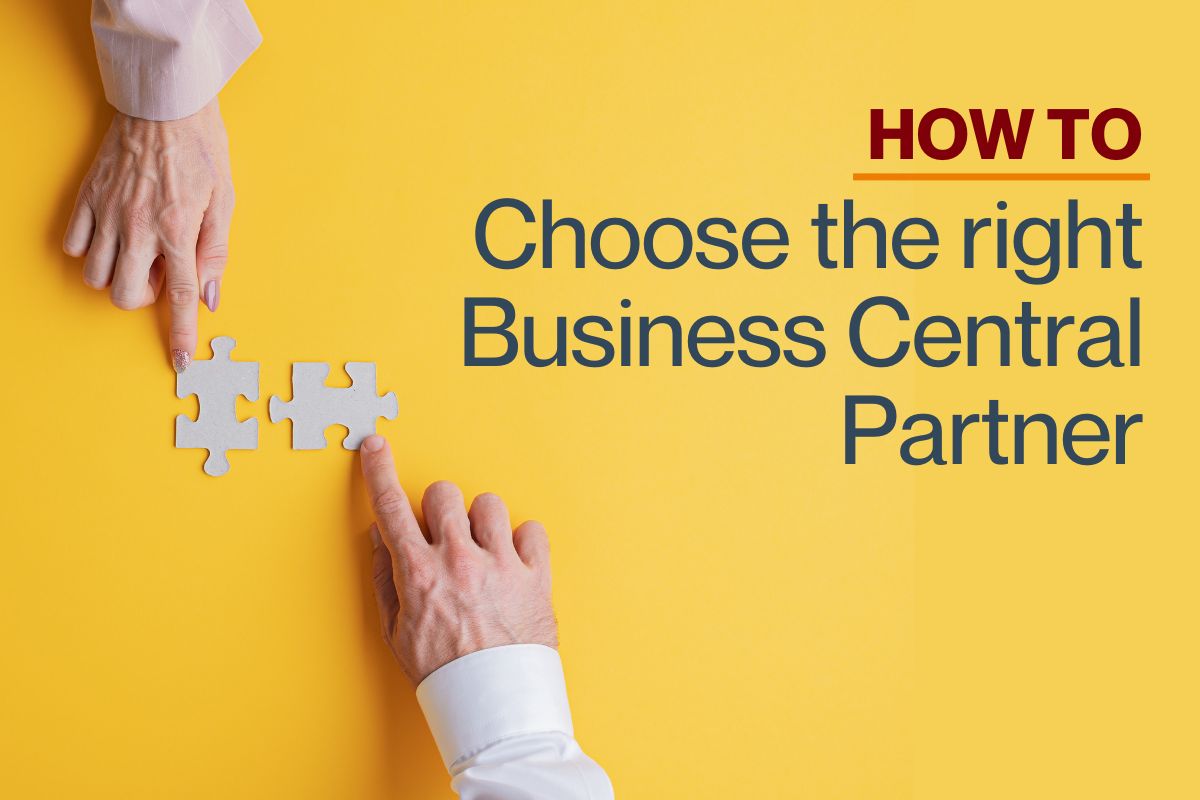 Choosing the right Business Central Partner