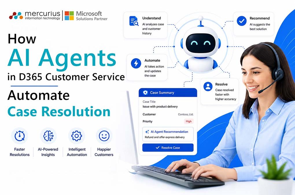 How AI Agents in D365 Customer Service Automate Case Resolution