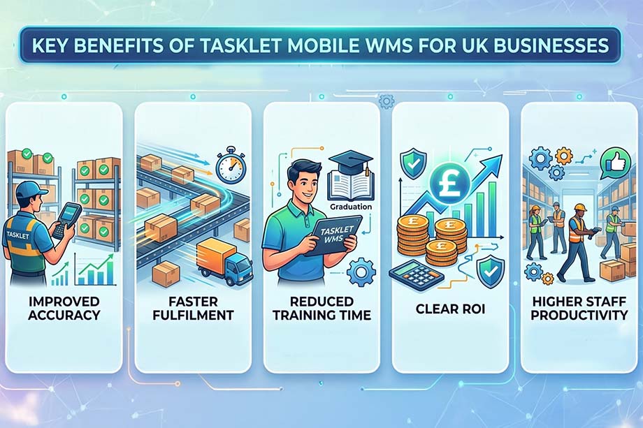  

Key Benefits of Tasklet Mobile WMS for UK Businesses 