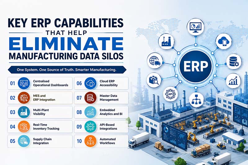 Key ERP Capabilities That Help Eliminate Manufacturing Data Silos 