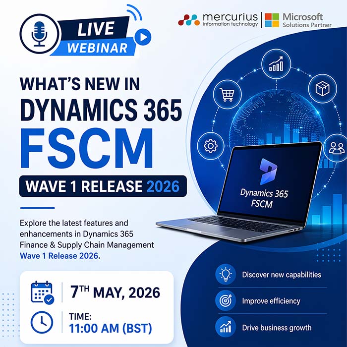 Upcoming webinar: Dynamics 365 FSCM 2026 Wave 1 