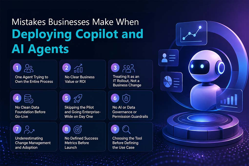 9 Mistakes Businesses Make When Deploying Copilot and AI Agents