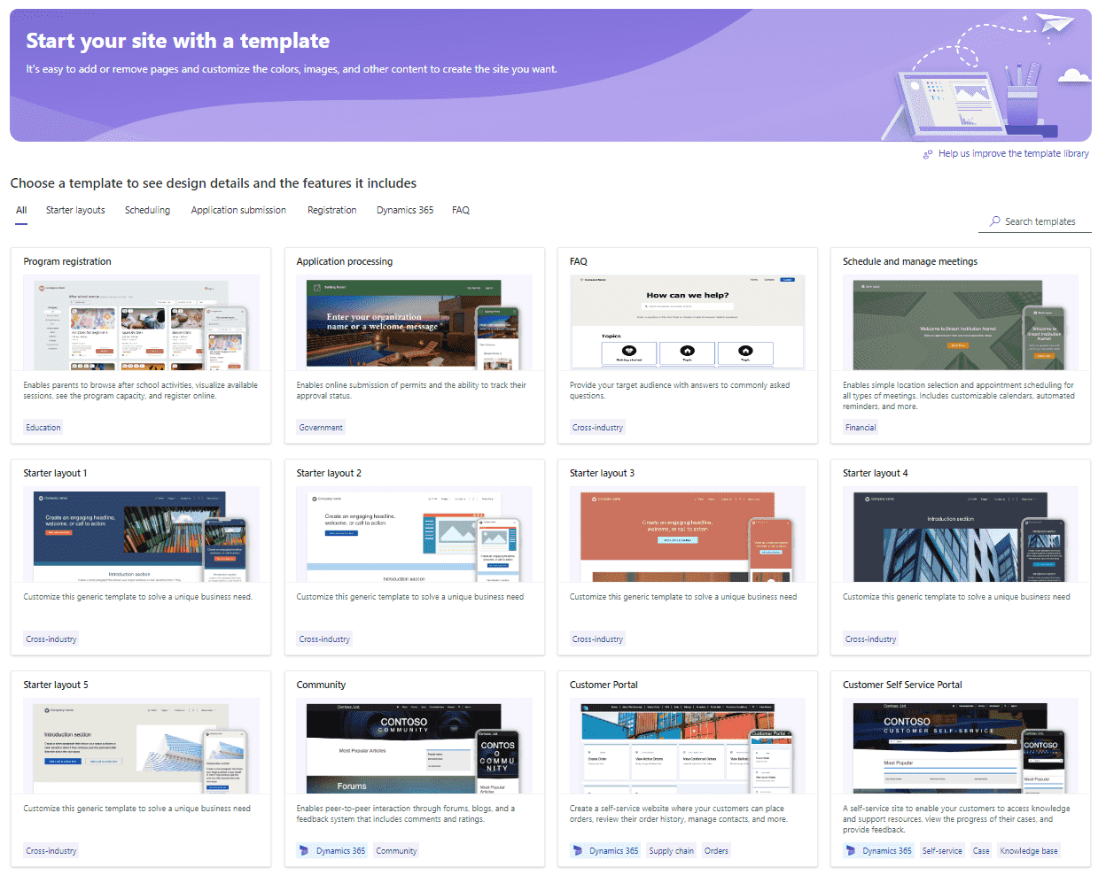 Power Pages Template Power Pages Template