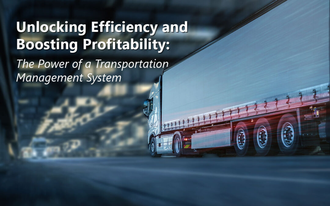 Unlocking Efficiency and Boosting Profitability: The Power of a Transportation Management System (TMS)