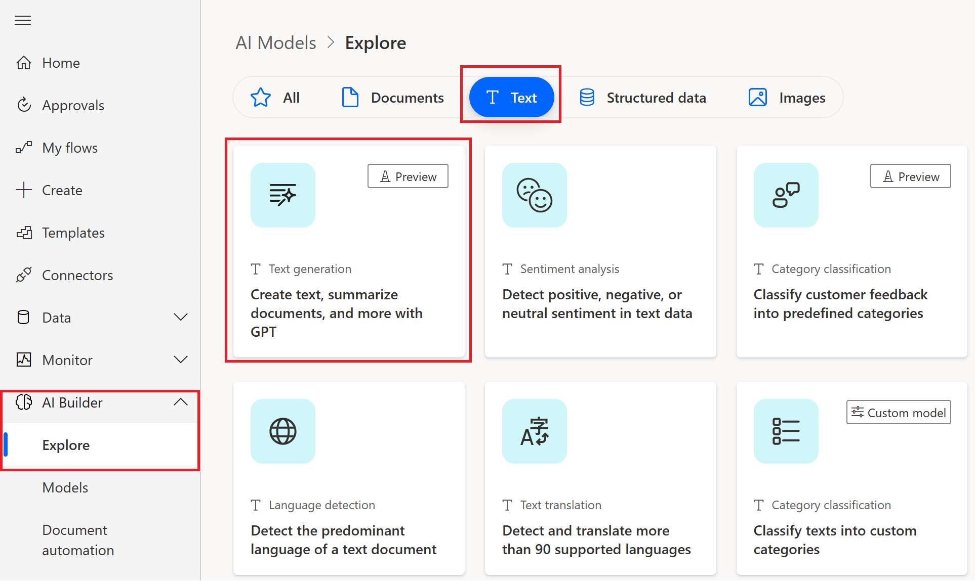 PowerApps-Copilot-Leverage Azure OpenAI Service in AI Builder