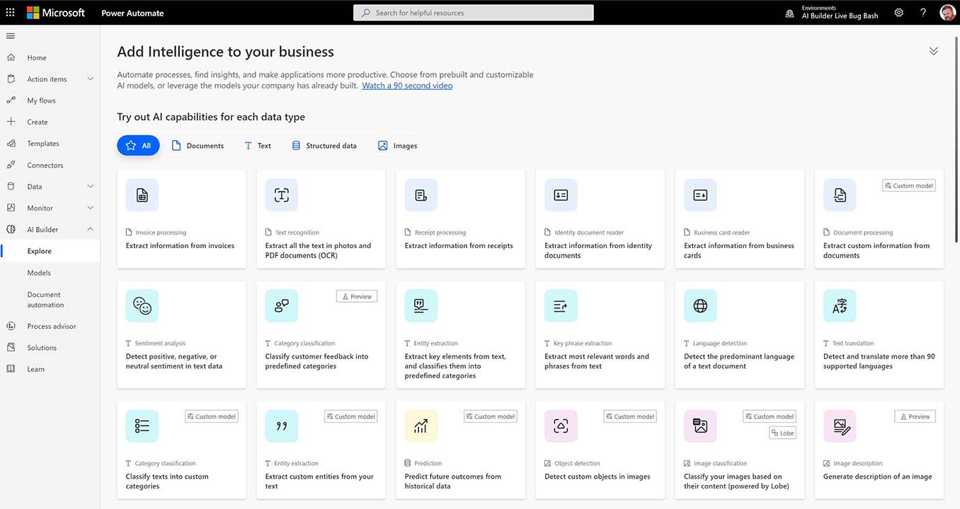 PowerAutomate-AIBuilder Microsoft Power Automate-AIBuilder