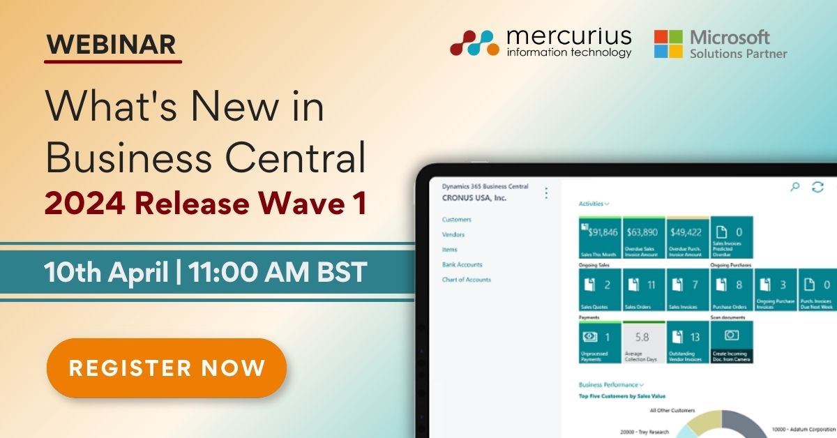 What S New In Business Central In The 2024 Release Wave 1 Mercurius It What S New In Business Central In The 2024 Release Wave 1 Mercurius It