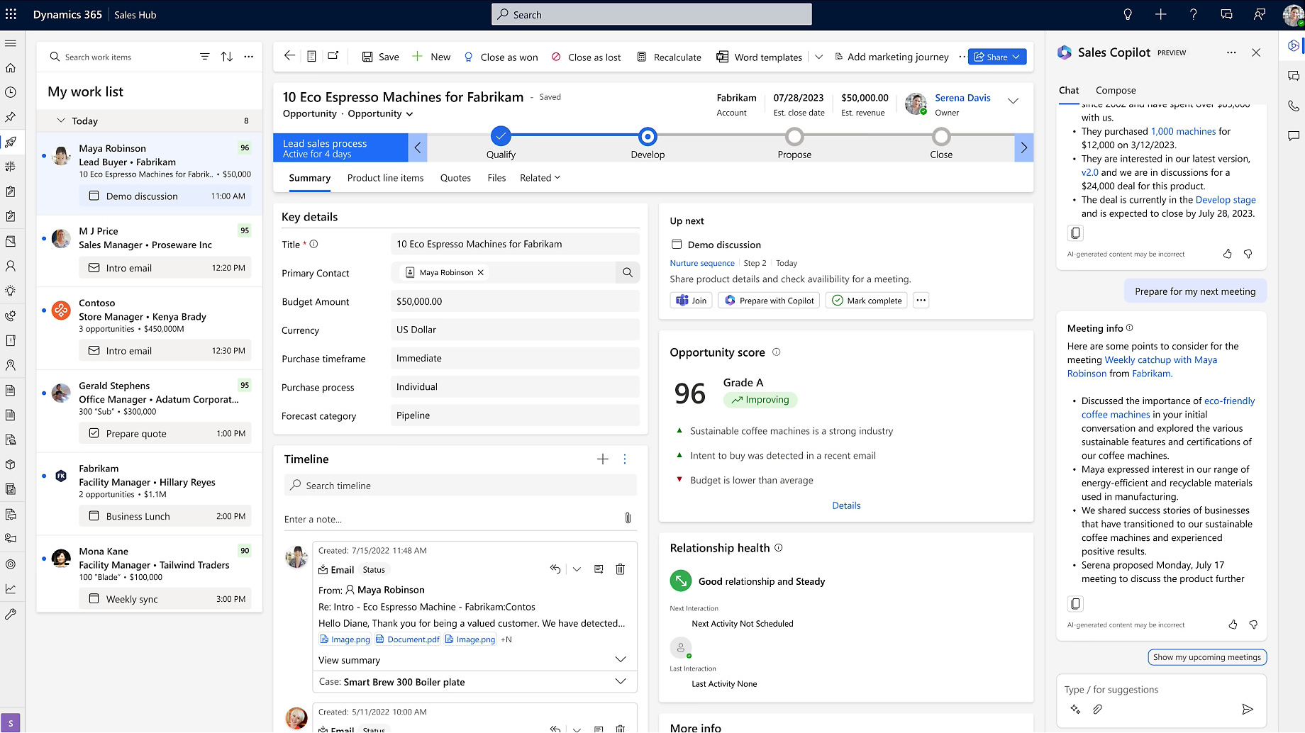 Quick Start Package for Dynamics 365 Sales 7 Sales-Copilot