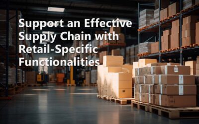 Supports an Effective Supply Chain with Retail-Specific Functionalities