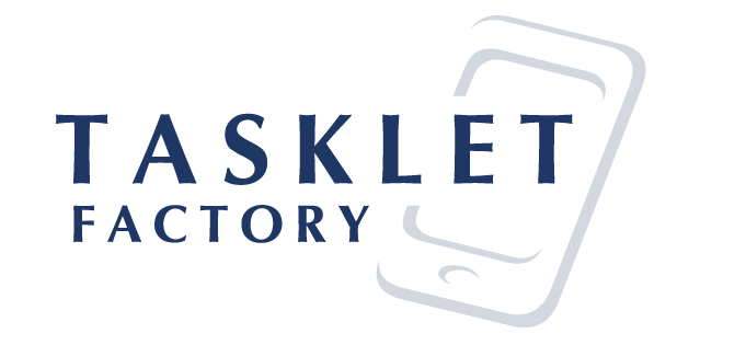 Tasklet factory transparent logo Tasklet factory transparent logo
