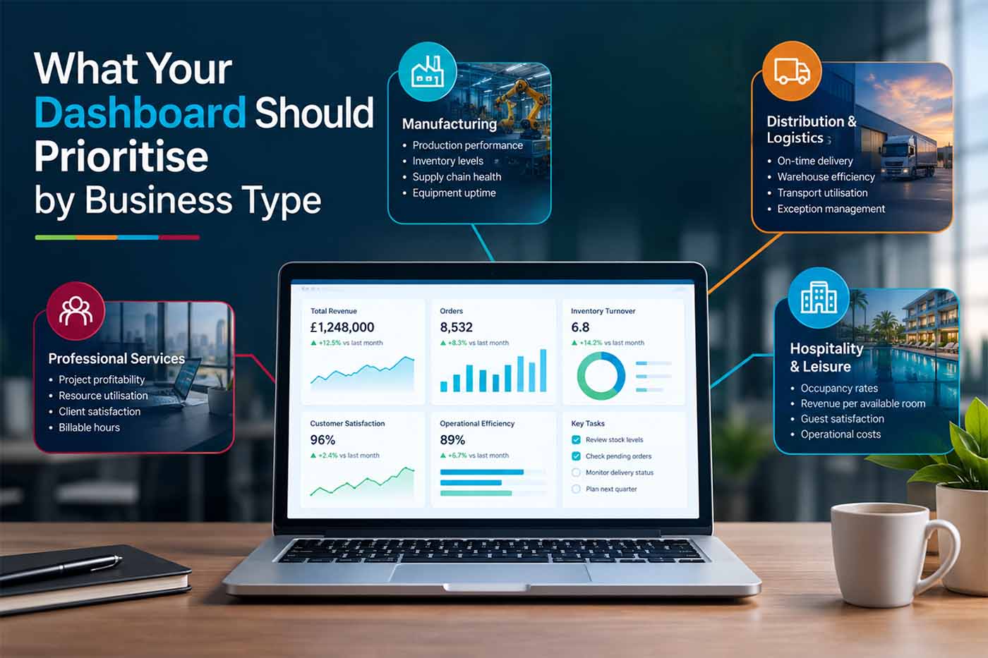 What Your Dashboard Should Prioritise by Business Type