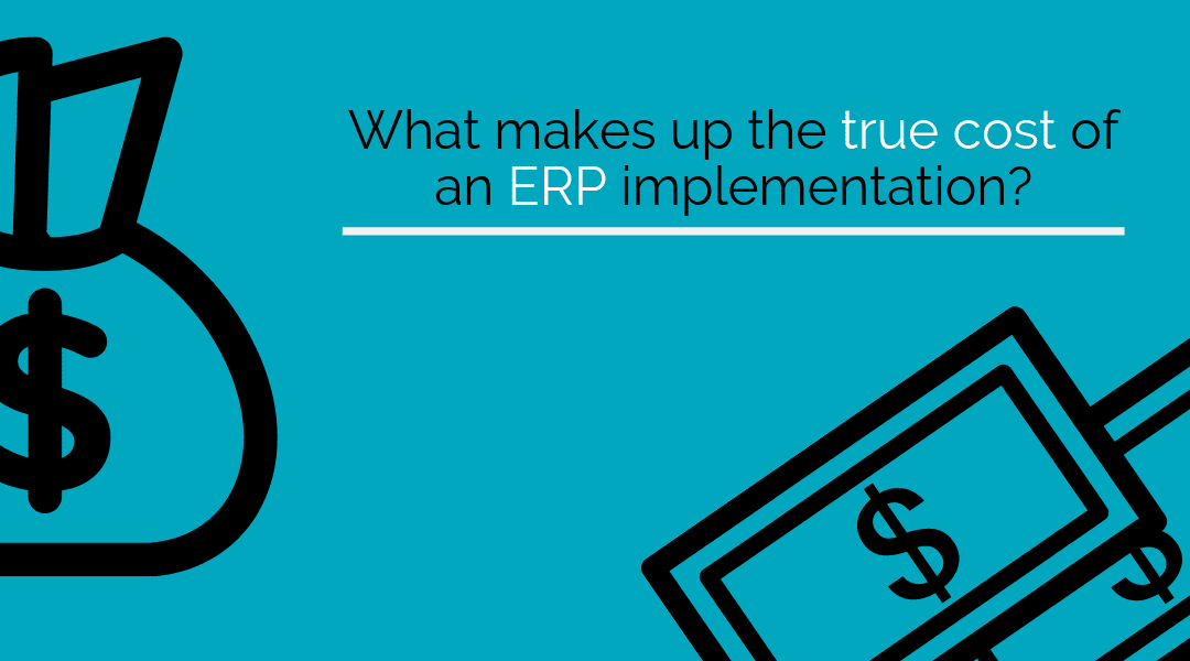 What makes up the true cost of an ERP implementation?