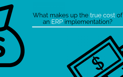 What makes up the true cost of an ERP implementation?