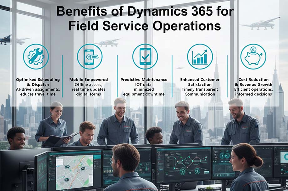Benefits of Dynamics 365 for Field Service Operations 