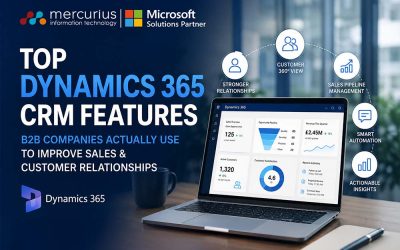 Top Dynamics 365 CRM Features B2B Companies Actually Use to Improve Sales & Customer Relationships