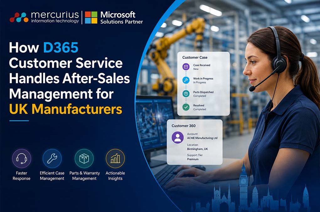 How D365 Customer Service Handles After-Sales Management for UK Manufacturers