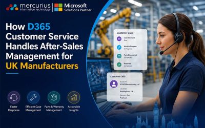 How D365 Customer Service Handles After-Sales Management for UK Manufacturers 