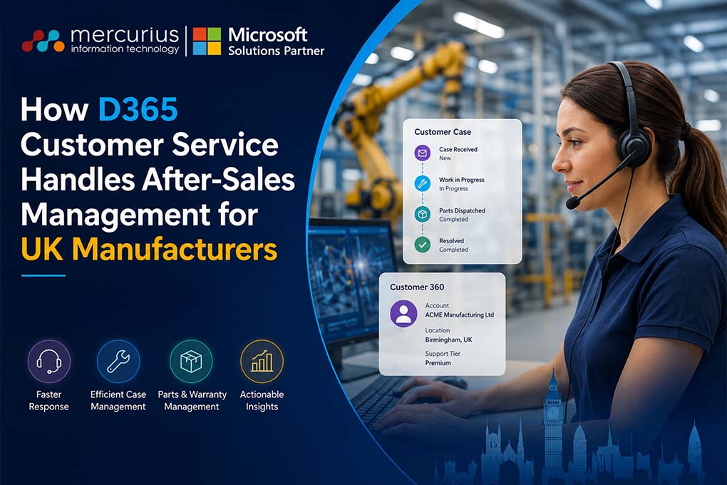 How D365 Customer Service Handles After-Sales Management for UK Manufacturers 
