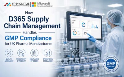 Webinar: What’s New in Microsoft Dynamics 365 FSCM (2025 Release Wave 1) 3 How D365 Supply Chain Management Handles GMP Compliance for UK Pharma Manufacturers
