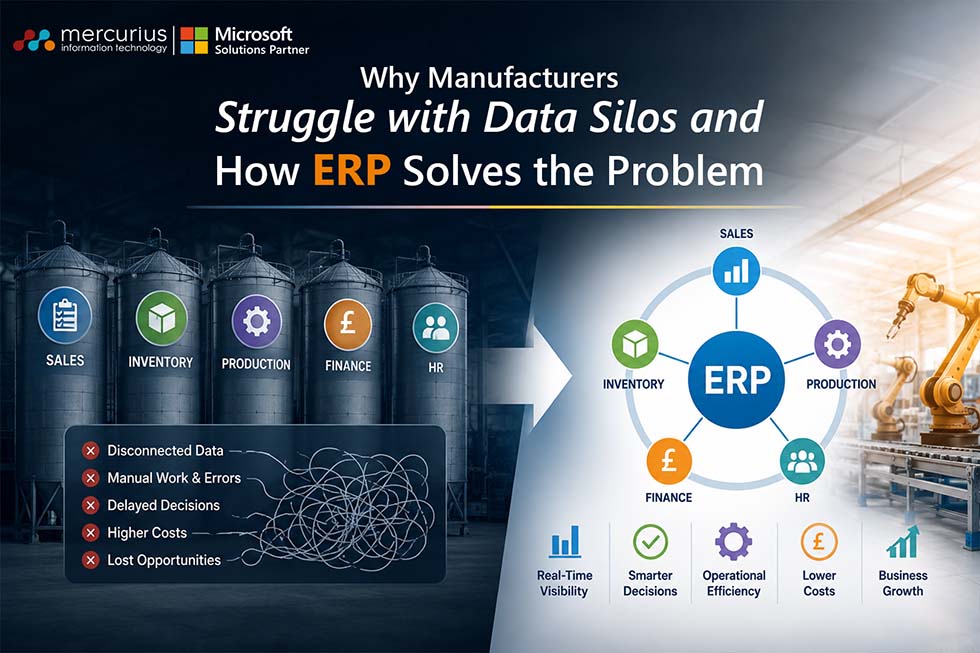 Why Manufacturers Struggle with Data Silos and How ERP Solves the Problem