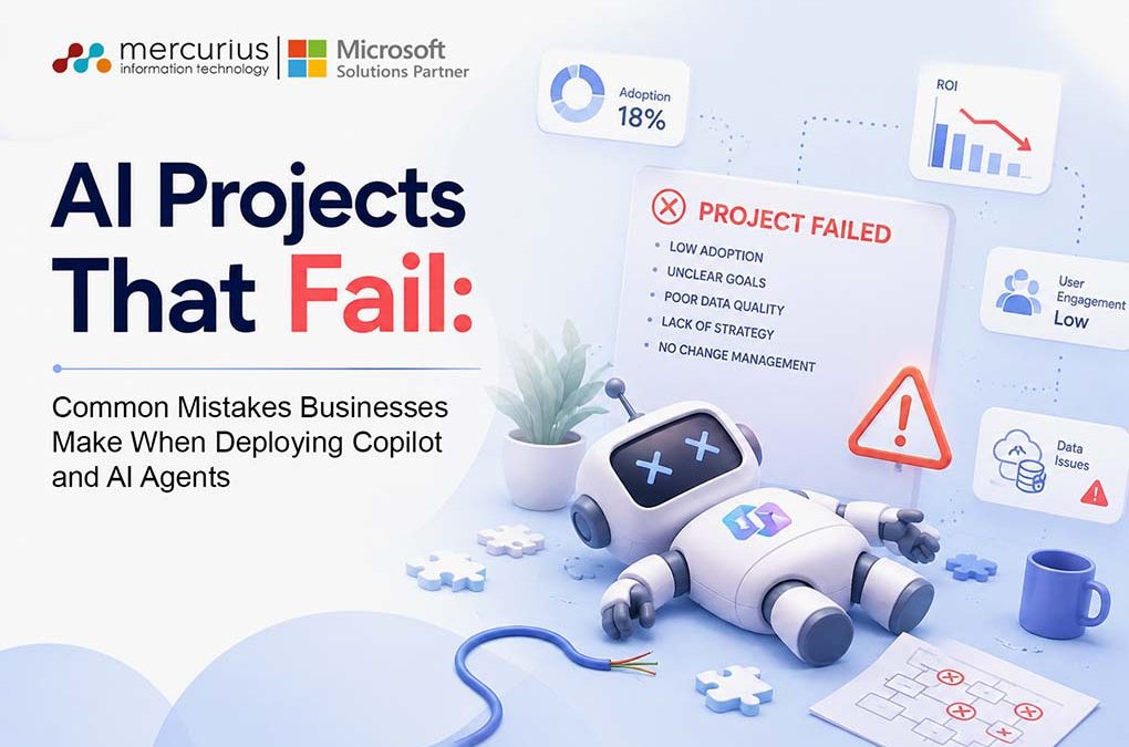 AI Projects That Fail: Common Mistakes Businesses Make When Deploying Copilot and AI Agents