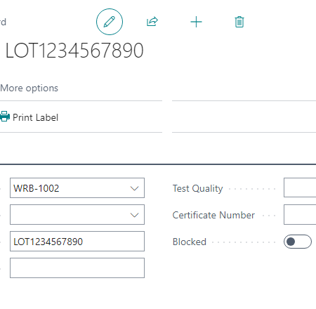 lot no-information card