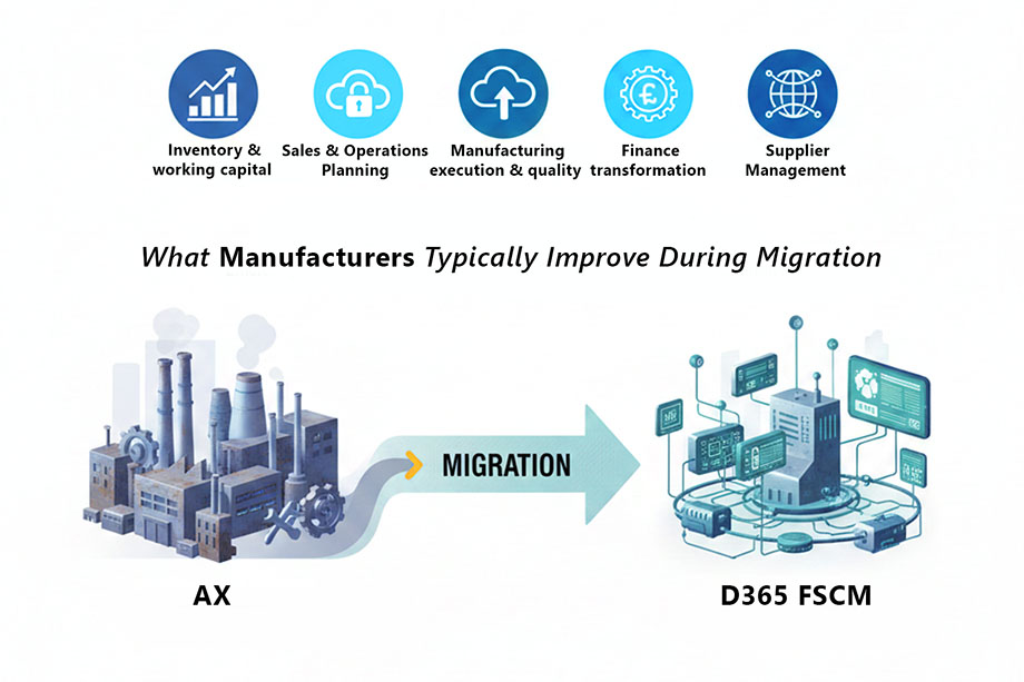 What Manufacturers Typically Improve During Migration 